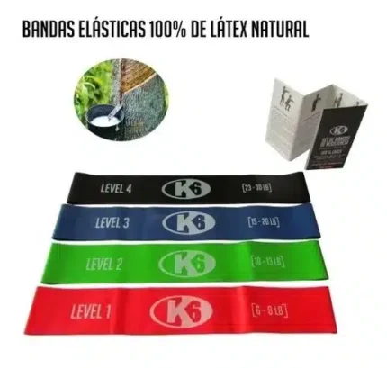 SET DE BANDAS DE RESISTENCIA K6 66150
