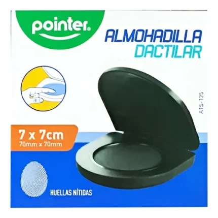 ALMOHADILLA DACTILAR 7 X 7cm POINTER
