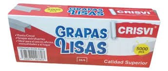 GRAPAS LISAS 26/6 CRISVI 5000 PCS