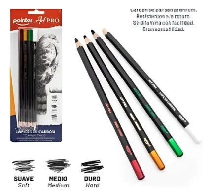 LAPICES DE CARBON ART PRO POINTER