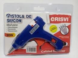 PISTOLA DE SILICON 20W BARRA FINA CRISVI