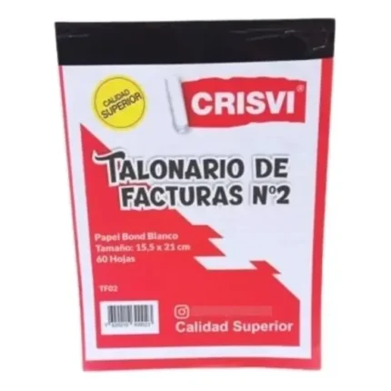 TALONARIO DE FACTURAS Nº2