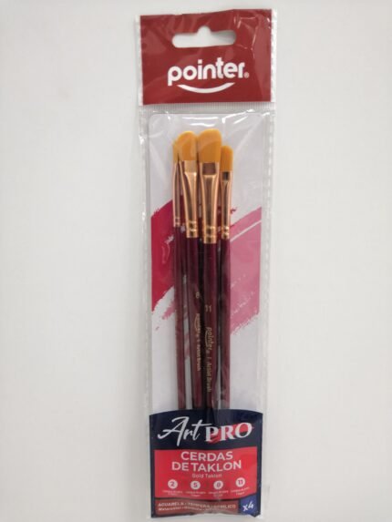 SET DE PINCELES ART PRO 4PZS POINTER